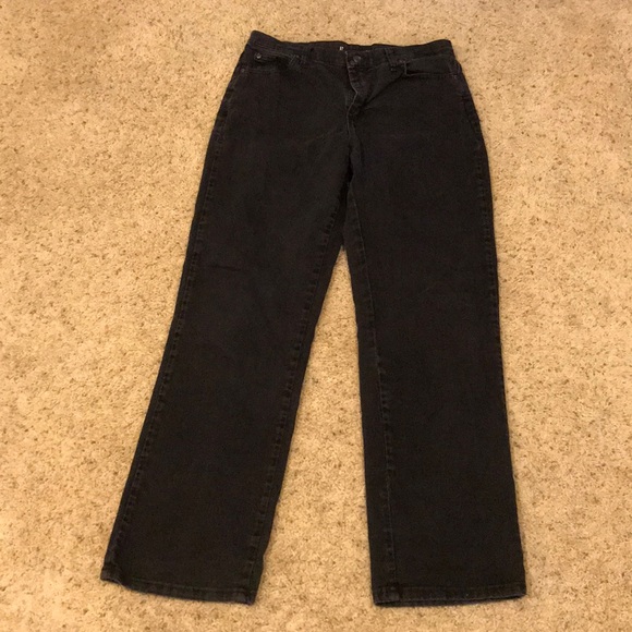 Lee’s Thrifted Dark Grey Women’s Jeans Size 8 - Picture 6 of 6